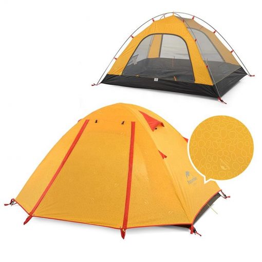 Lều cắm trại chống mưa, nắng UPF 50+ Naturehike NH18Z033-P màu cam