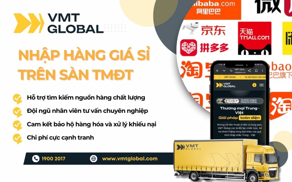 dịch vụ nhập hàng trung quốc vmt global